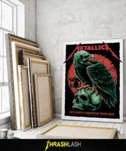 Brandon Heart Limited Edition Metallica M72 North American Tour 2025 in Philadelphia Poster Canvas Exclusive Pop-Up Shop Collectible