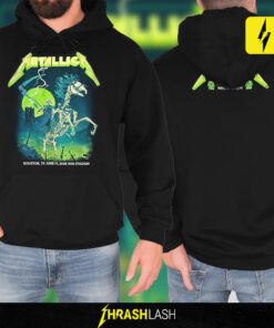 Official Metallica Concert T-Shirt Artwork By Vance Kelly – June 14, 2025 NRG Stadium, Houston, Texas | Print Artwork Hoodie