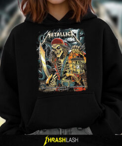 Metallica Hoodie featuring new artwork by Andrew Cremeans for Night 2 concert at Raymond James Stadium, Tampa, Florida, June 8, 2025