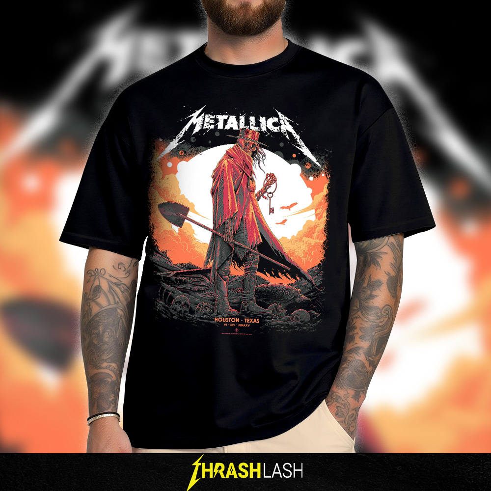 Metallica M72 Houston Tour 2025 Apparel – Limited Edition by Luke Preece | T-Shirt, Hoodie, Sweatshirt, Tank Top & More | June 14, 2025 – Houston, TX