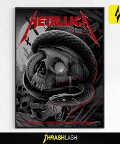 Metallica M72 World Tour Night 2 Poster by Maxx242 at Nissan Stadium Nashville Tennessee May 3 2025