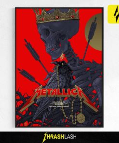 Fist Shows Metallica M72 Sonic Temple North American Tour May 9-11 2025 At Historic Crew Stadium Columbus OH Poster Show By Vance Kelly Landscape