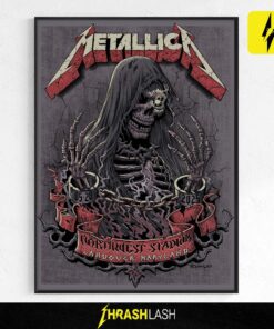 Metallica M72 Tour Poster by Cisco Rivera – May 28 2025 at Northwest Stadium Landover Maryland