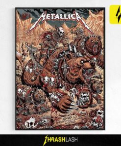 Official Metallica M72 Denver Show Poster – June 27, 2025 at Empower Field – Final No Repeat Weekend of 2025 – Artwork by Juan Ma Orozco