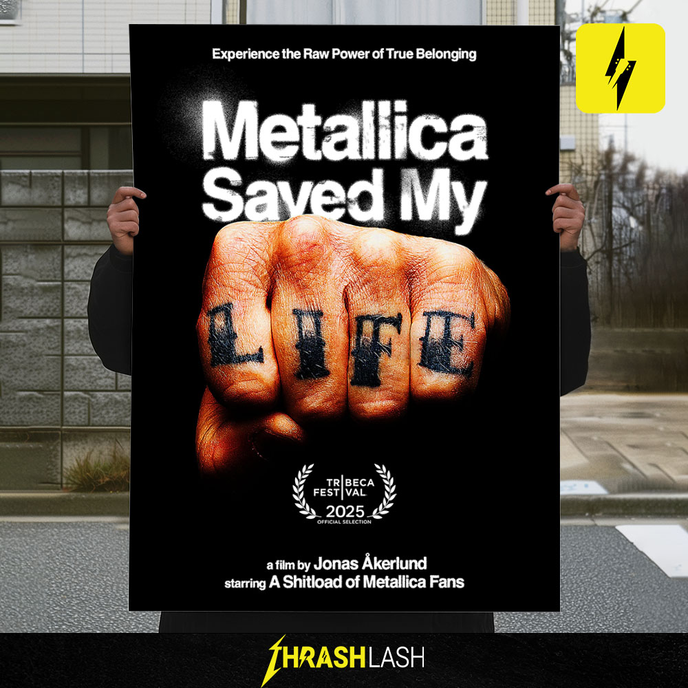 Metallica Saved My Life Tribeca Festival Poster Print by Jonas Åkerlund Limited Edition
