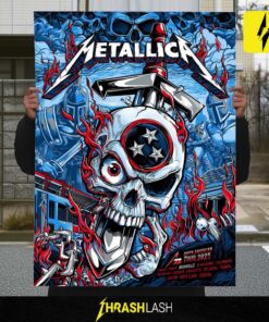 Metallica M72 Nashville  North American Tour 2025 Pop-Up Shop poster for Nashville