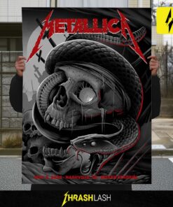 Metallica M72 World Tour Night 2 Poster by Maxx242 at Nissan Stadium Nashville Tennessee May 3 2025
