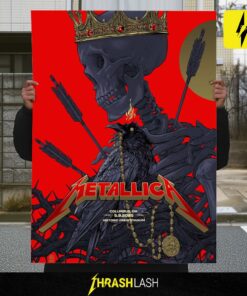 Fist Shows Metallica M72 Sonic Temple North American Tour May 9-11 2025 At Historic Crew Stadium Columbus OH Poster Show By Vance Kelly Landscape