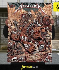 Official Metallica M72 Denver Show  Date Poster  June 27, 2025 at Empower Field  Final No Repeat Weekend of 2025 Underway Official Art by Juan Ma Orozco