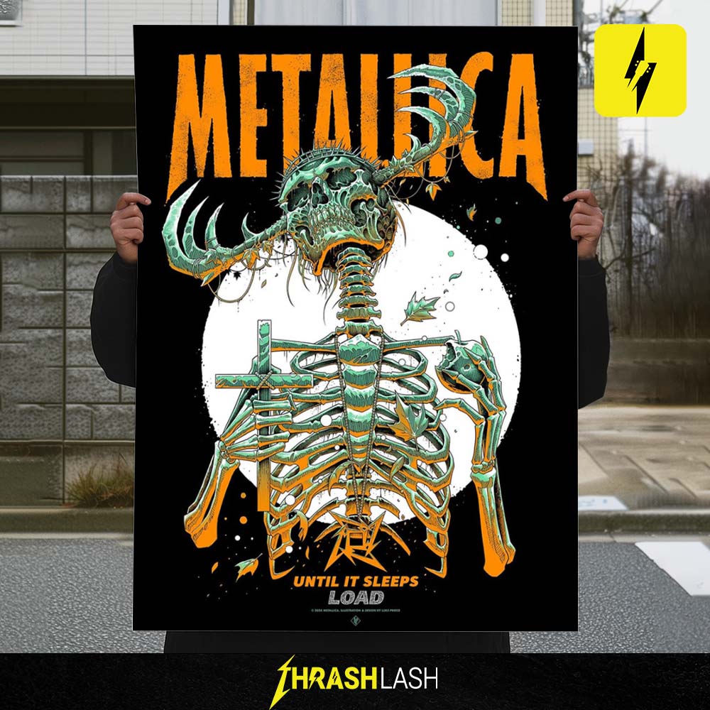 Metallica Until It Sleeps Load Remastered – Limited Edition Poster & Canvas Print by Luke Preece
