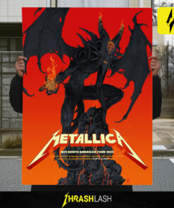 Metallica M72 North American Tour 2025 Santa Clara Poster by Vance Kelly – Limited Edition Exclusive
