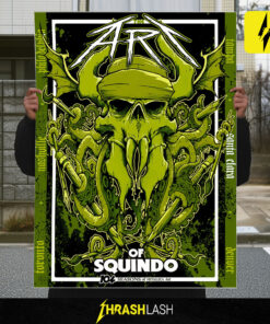 The Art of Squindo – 104 Seasons of Metallica Art Poster & Canvas  Limited Edition  June 21, 2025 at Manny’s, San Francisco  Art by Tony Squindo