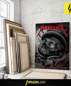 Metallica M72 World Tour 2025 Night 2 poster by Maxx242 – official concert artwork from May 3 show at Nissan Stadium, Nashville, Tennessee