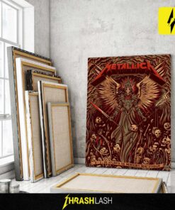 Metallica M72 Atlanta tour poster by Dave Quiggle – official concert artwork from June 3, 2025 at Mercedes-Benz Stadium, Atlanta, Georgia