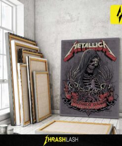 Metallica M72 Tour 2025 poster by Cisco Rivera – exclusive concert artwork from May 28 show at Northwest Stadium, Landover, Maryland