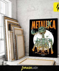 Limited edition poster and canvas print of Metallica's 