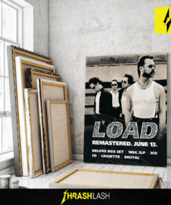 Official Metallica Load Remastered 2024 album art poster titled 