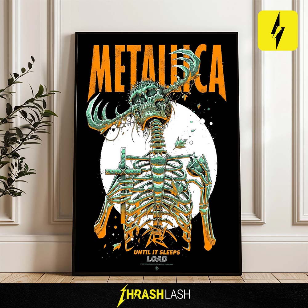 Metallica Until It Sleeps Load Remastered – Limited Edition Poster & Canvas Print by Luke Preece