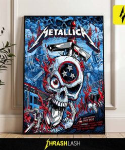 Metallica M72 Nashville  North American Tour 2025 Pop-Up Shop poster for Nashville