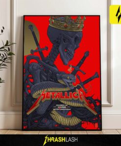 2 Shows Metallica M72 Sonic Temple North American Tour May 9-11 2025 At Historic Crew Stadium Columbus OH Poster Show By Vance Kelly Landscape