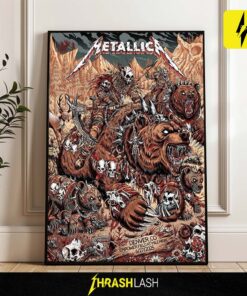 Official Metallica M72 Denver Show  Date Poster  June 27, 2025 at Empower Field  Final No Repeat Weekend of 2025 Underway Official Art by Juan Ma Orozco