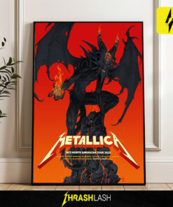 Metallica M72 North American Tour 2025 Santa Clara Poster by Vance Kelly – Limited Edition Exclusive