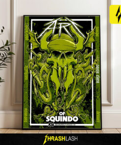 The Art of Squindo – 104 Seasons of Metallica Art Poster & Canvas  Limited Edition  June 21, 2025 at Manny’s, San Francisco  Art by Tony Squindo