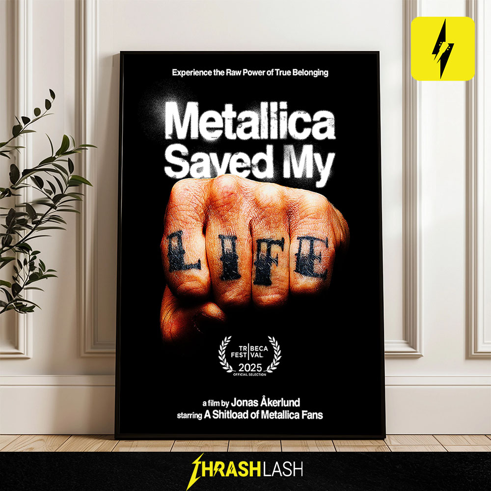 Metallica Saved My Life Tribeca Festival Poster Print by Jonas Åkerlund Limited Edition