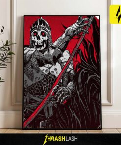Metallica M72 Denver North American Tour – June 27, 2025 at The Sports Castle, 1000 Broadway – Artwork by Becky Cloonan Poster Canvas Home Decor