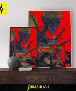 Metallica M72 Sonic Temple Tour 2025 poster by Vance Kelly – landscape artwork for May 9–11 shows at Historic Crew Stadium, Columbus, Ohio – North American Tour collectible