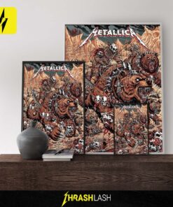 Official Metallica M72 Denver Show Poster – June 27, 2025 at Empower Field – Final No Repeat Weekend of 2025 – Artwork by Juan Ma Orozco