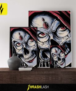 Metallica M72 Santa Clara Tour Poster – June 23, 2025 at Levi’s Stadium by Brandon Heart – Limited Edition Concert Artwork