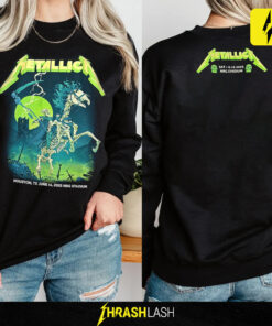 Official Metallica Concert T-Shirt Artwork By Vance Kelly – June 14, 2025 NRG Stadium, Houston, Texas | Print Artwork Sweatshirt