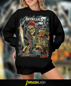 Metallica T-Shirt Merchandise New Art by Andrew Cremeans Night 2 at Raymond James Stadium in Tampa, Florida, June 8, 2025