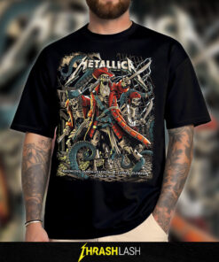 Metallica Night 1 Tampa 2025 T-shirt with exclusive artwork by Andrew Cremeans, soft cotton, concert merch for rock fans