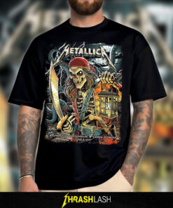 Metallica T-Shirt Merchandise New Art by Andrew Cremeans Night 2 at Raymond James Stadium in Tampa, Florida, June 8, 2025