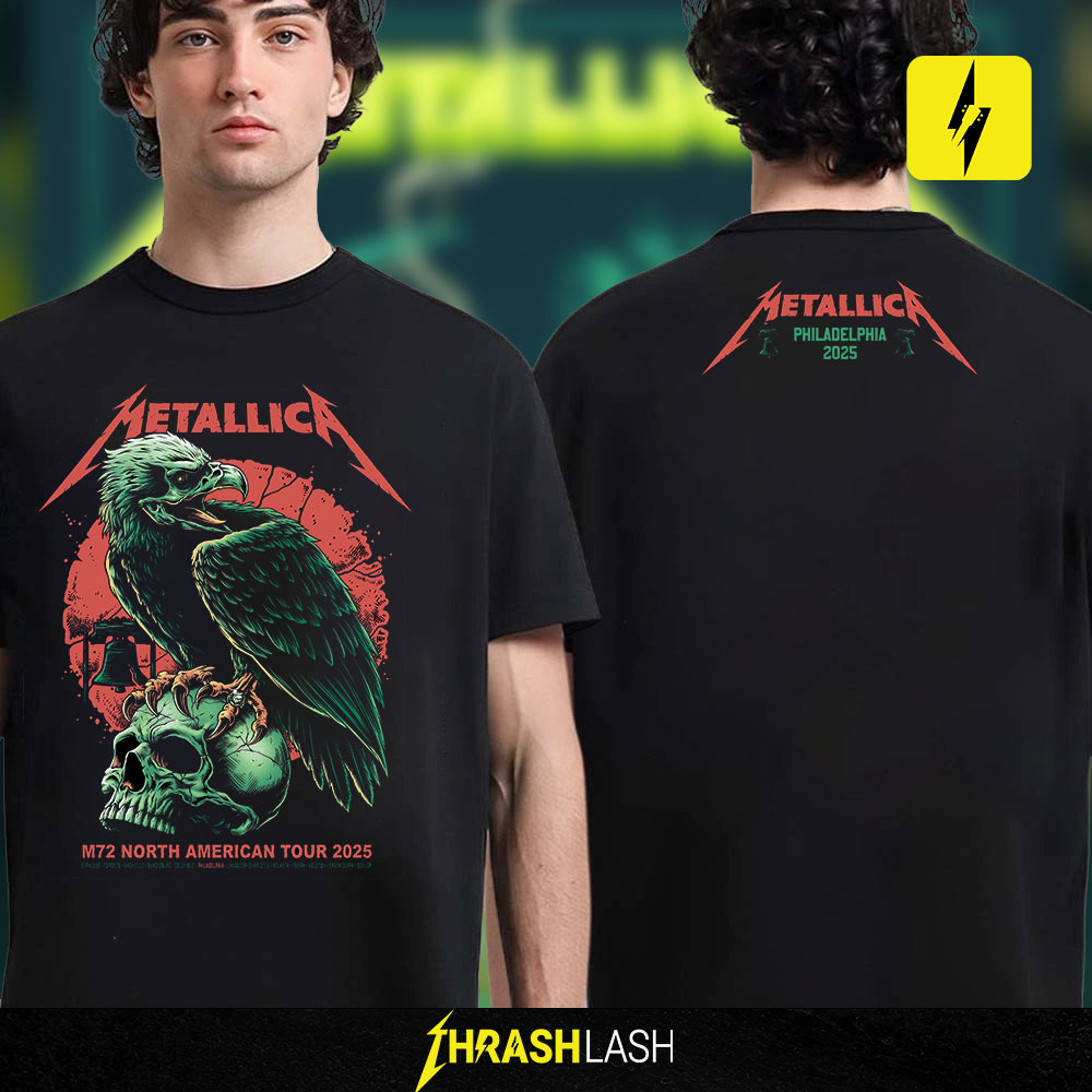 Brandon Heart Metallica M72 Tour 2025 Philadelphia Print – Limited Pop-Up Shop Edition for T-Shirt, Hoodie & Sweatshirt – Online Exclusive