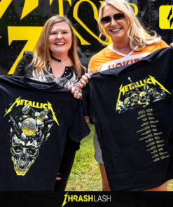 Metallica M72 World Tour 2025 T-Shirt – Shattered Skull Graphic | Double-Sided Unisex Band Tee