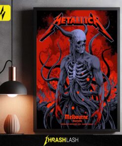 Metallica M72 World Tour Melbourne Poster – 8th November 2025 Marvel Stadium Australia by Ken Taylor | Official Limited Edition Pop-Up Exclusive Metallica M72 World Tour Melbourne Poster – 8th November 2025 Marvel Stadium Australia by Ken Taylor | Official Limited Edition Pop-Up Exclusive