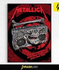 Metallica M72 World Tour Adelaide Poster – 5th Nov 2025 by Glenn Smith Limited Edition