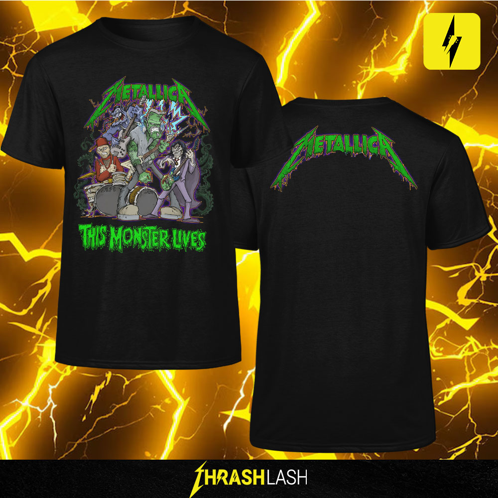 Metallica This Monster Lives Shirt – Halloween 2025 Squindo Lab Band Tee Metallica This Monster Lives Shirt – Halloween 2025 Squindo Lab Band Tee
